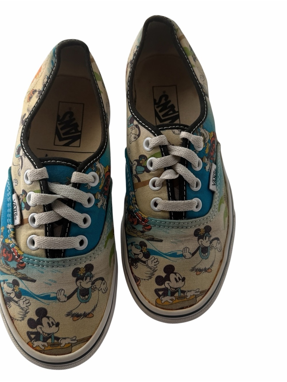 Vans x Disney Rare Limited Edition Mickey Mouse Aloha Sneakers Women’s Sz 5.5